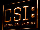 FREE CSI - Scena del crimine LED Sign - Orange - TheLedHeroes