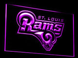 Saint Louis Rams LED Neon Sign Electrical - Purple - TheLedHeroes