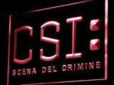 CSI - Scena del crimine LED Neon Sign USB - Red - TheLedHeroes