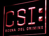 FREE CSI - Scena del crimine LED Sign - Red - TheLedHeroes