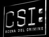 CSI - Scena del crimine LED Neon Sign Electrical - White - TheLedHeroes