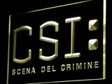 FREE CSI - Scena del crimine LED Sign - Yellow - TheLedHeroes