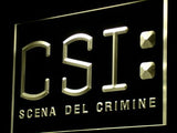 CSI - Scena del crimine LED Neon Sign Electrical - Yellow - TheLedHeroes