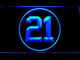 Washington Redskins #21 Sean Taylor LED Neon Sign Electrical - Blue - TheLedHeroes