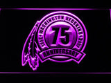 Washington Redskins 75th Anniversary LED Neon Sign Electrical - Purple - TheLedHeroes