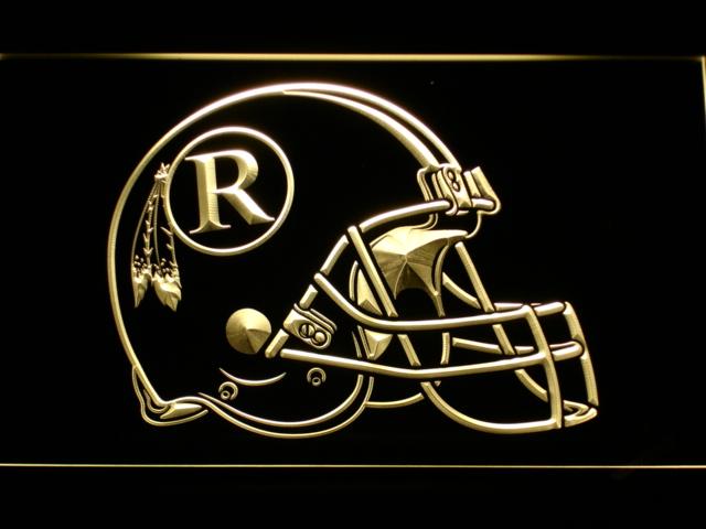 Washington Redskins (4) LED Neon Sign Electrical - Yellow - TheLedHeroes