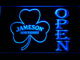 FREE Jameson Shamrock Open LED Sign - Blue - TheLedHeroes