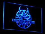 Disturbed (2) LED Neon Sign USB - Blue - TheLedHeroes