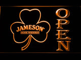 Jameson Shamrock Open LED Neon Sign Electrical - Orange - TheLedHeroes