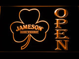 Jameson Shamrock Open LED Neon Sign USB - Orange - TheLedHeroes