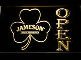 FREE Jameson Shamrock Open LED Sign - Yellow - TheLedHeroes