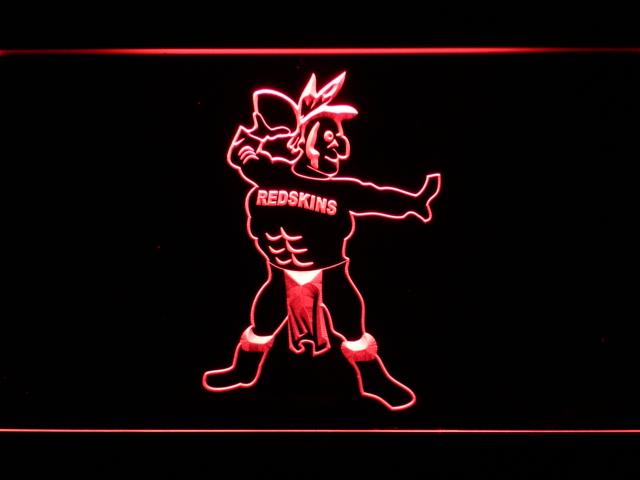 Washington Redskins (8) LED Neon Sign USB - Red - TheLedHeroes