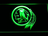 Washington Redskins (9) LED Neon Sign USB - Green - TheLedHeroes