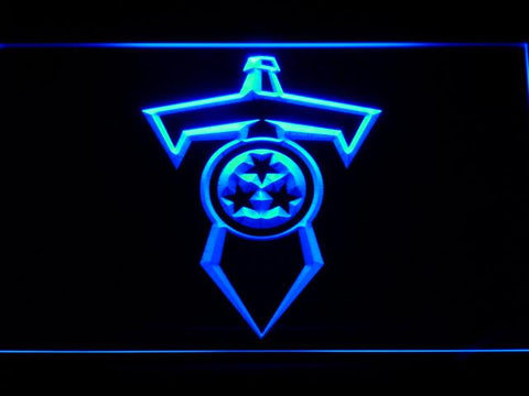 Tennessee Titans (6) LED Neon Sign USB - Blue - TheLedHeroes