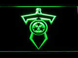 Tennessee Titans (6) LED Neon Sign Electrical - Green - TheLedHeroes