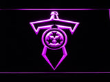 Tennessee Titans (6) LED Neon Sign Electrical - Purple - TheLedHeroes