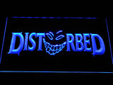 Disturbed (3) LED Neon Sign USB - Blue - TheLedHeroes