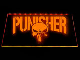 The Punisher LED Neon Sign USB - Orange - TheLedHeroes