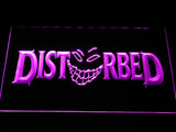 Disturbed (3) LED Neon Sign Electrical - Purple - TheLedHeroes
