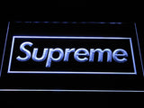 Supreme LED Neon Sign USB - White - TheLedHeroes