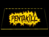 League Of Legends Pentakill (4) LED Sign - Yellow - TheLedHeroes