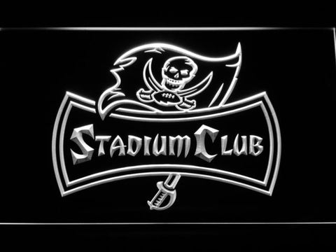 Tampa Bay Buccaneers Stadium Club LED Neon Sign USB - White - TheLedHeroes