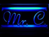 Tampa Bay Buccaneers Mr. C. LED Neon Sign USB - Blue - TheLedHeroes