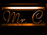 Tampa Bay Buccaneers Mr. C. LED Neon Sign USB - Orange - TheLedHeroes