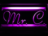FREE Tampa Bay Buccaneers Mr. C. LED Sign - Purple - TheLedHeroes