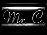 Tampa Bay Buccaneers Mr. C. LED Neon Sign Electrical - White - TheLedHeroes