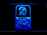 Tampa Bay Buccaneers 10th Anniversary LED Neon Sign Electrical - Blue - TheLedHeroes