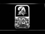 Tampa Bay Buccaneers 10th Anniversary LED Neon Sign USB - White - TheLedHeroes