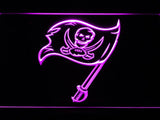Tampa Bay Buccaneers (5) LED Neon Sign USB - Purple - TheLedHeroes