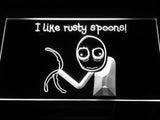 Salad Fingers LED Neon Sign Electrical - White - TheLedHeroes