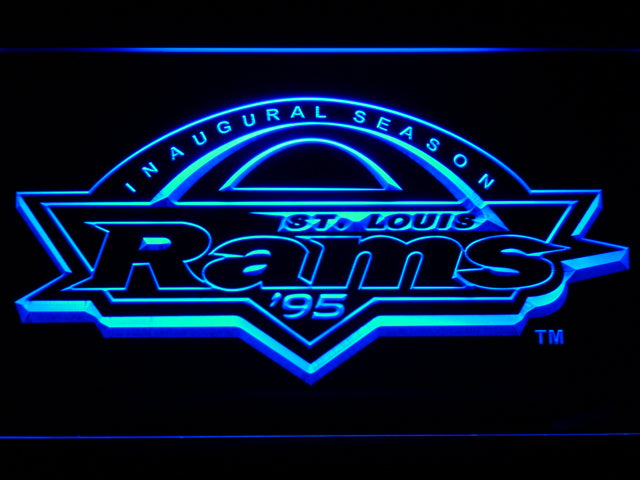 Saint Louis Rams Inaugural Season LED Sign - Blue - TheLedHeroes