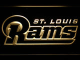 Saint Louis Rams (5) LED Neon Sign USB - Yellow - TheLedHeroes