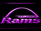 Saint Louis Rams (6) LED Neon Sign USB - Purple - TheLedHeroes