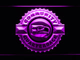 FREE Seattle Seahawks Community Quarterback LED Sign - Purple - TheLedHeroes