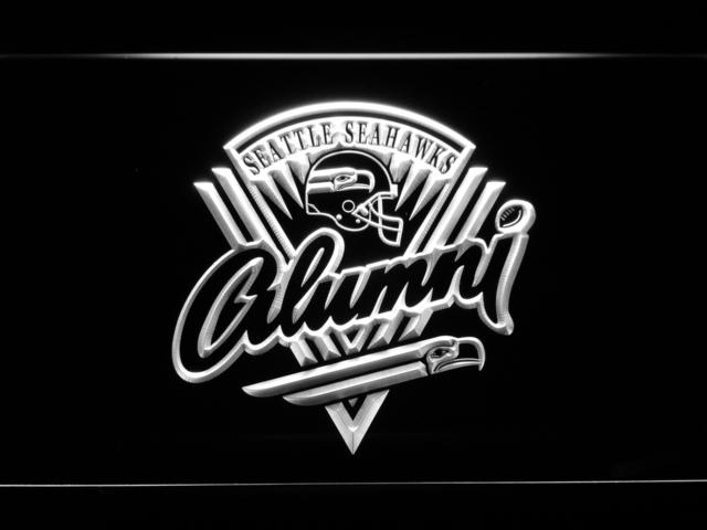 Seattle Seahawks Alumni LED Neon Sign Electrical - White - TheLedHeroes