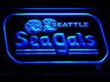 Seattle Seahawks Sea Gals LED Neon Sign USB - Blue - TheLedHeroes