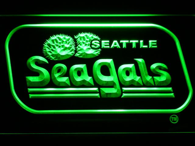 Seattle Seahawks Sea Gals LED Neon Sign Electrical - Green - TheLedHeroes