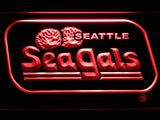 FREE Seattle Seahawks Sea Gals LED Sign - Red - TheLedHeroes