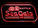 Seattle Seahawks Sea Gals LED Neon Sign Electrical - Red - TheLedHeroes