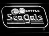 Seattle Seahawks Sea Gals LED Neon Sign USB - White - TheLedHeroes