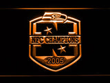 Seattle Seahawks 2005 NFC Champions LED Neon Sign USB - Orange - TheLedHeroes