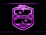 Seattle Seahawks 2005 NFC Champions LED Neon Sign Electrical - Purple - TheLedHeroes