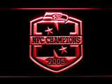 Seattle Seahawks 2005 NFC Champions LED Neon Sign Electrical - Red - TheLedHeroes