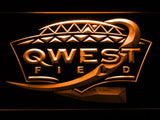 Seattle Seahawks Qwest Field LED Neon Sign Electrical - Orange - TheLedHeroes