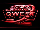 Seattle Seahawks Qwest Field LED Neon Sign Electrical - Red - TheLedHeroes