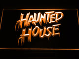 Haunted House LED Neon Sign Electrical - Orange - TheLedHeroes